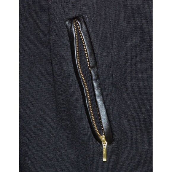 Charter Club Ladies Red Black Open Long Line Cardigan Sweater Size 0X Pockets - Picture 6 of 10